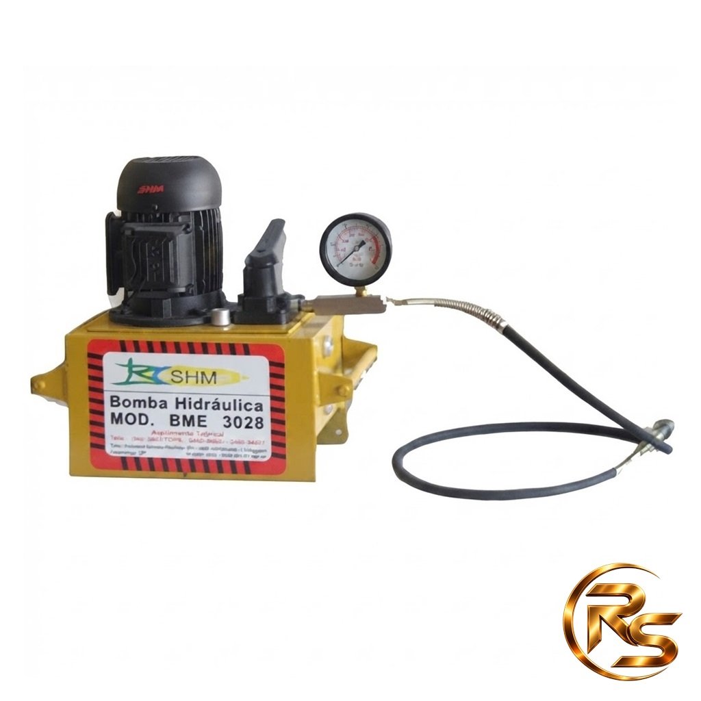 Bomba Hidráulica Elétrica 700 Bar com Carrinho – SHM Modelo BME 2048